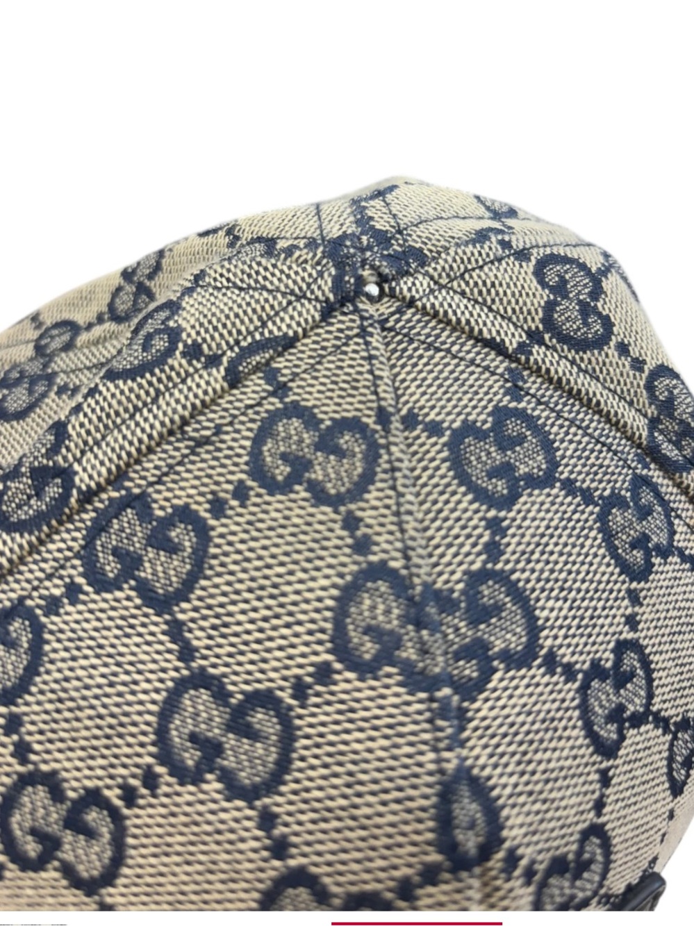 GUCCI SIGNATURE GG SUPREME BASEBALL HAT SZ m - Picture 2 of 4